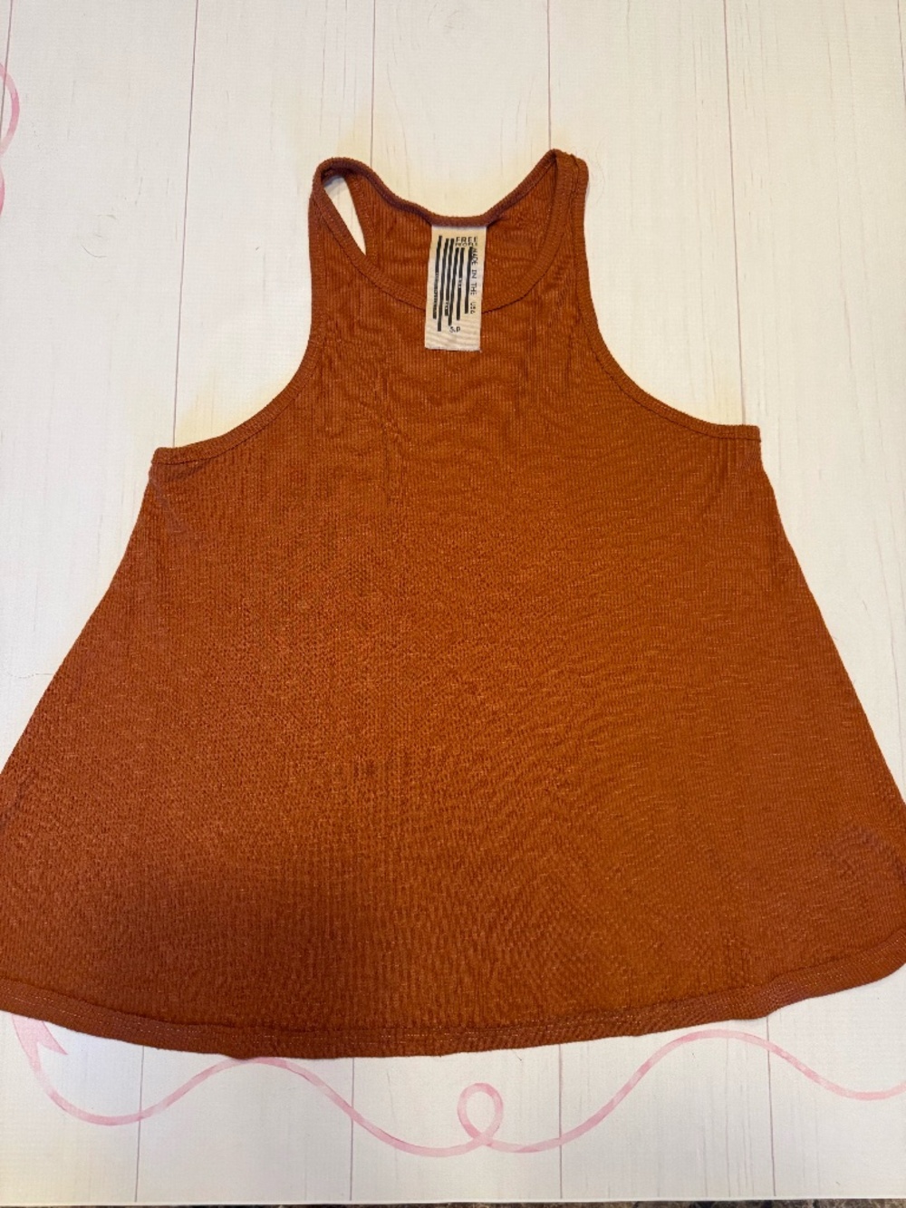 Free People ribbed tunic tank Size Small